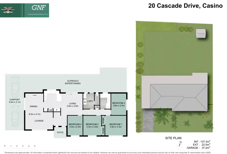 Floorplan of Homely house listing, 20 Cascade Drive, Casino NSW 2470
