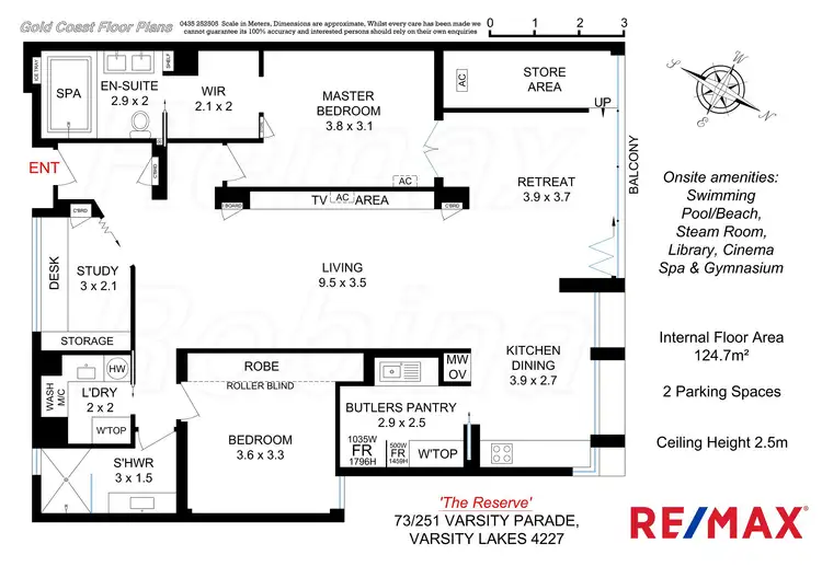 Floorplan of Homely apartment listing, 73/251 Varsity Parade, Varsity Lakes QLD 4227