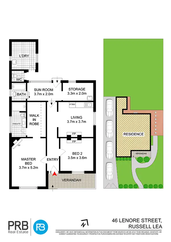 Floorplan of Homely house listing, 46 Lenore Street, Russell Lea NSW 2046