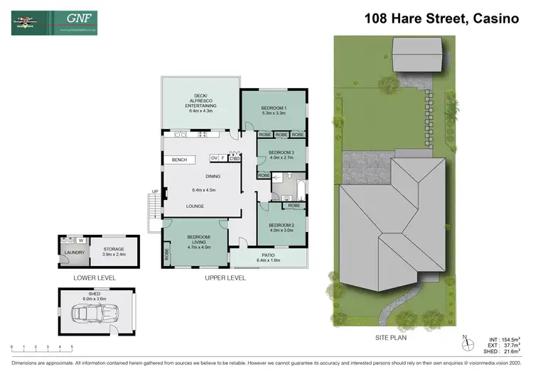 Floorplan of Homely house listing, 108 Hare Street, Casino NSW 2470