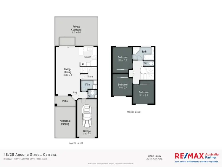 Floorplan of Homely townhouse listing, 48/28 Ancona St, Carrara QLD 4211