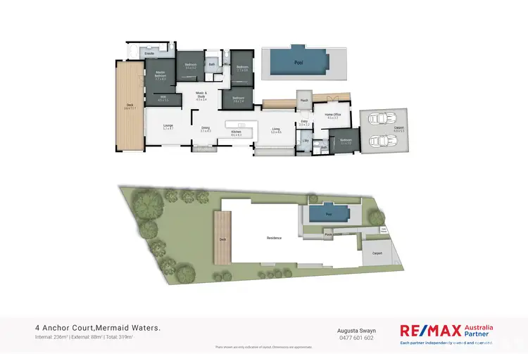 Floorplan of Homely house listing, 4 Anchor Court, Mermaid Waters QLD 4218