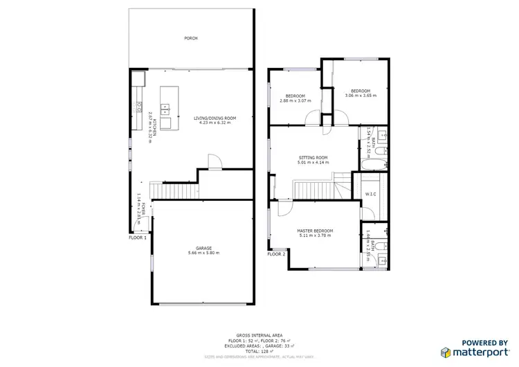 Floorplan of Homely townhouse listing, 69/42 Stadium Dve, Robina QLD 4226