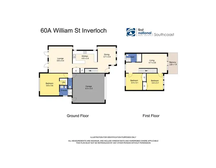 Floorplan of Homely townhouse listing, 60A Williams Street, Inverloch VIC 3996