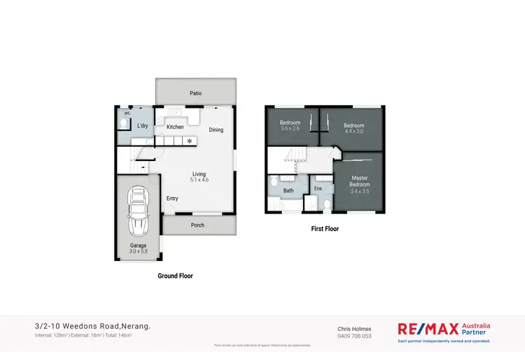 Floorplan of Homely townhouse listing, 3/2-10 Weedons Rd, Nerang QLD 4211