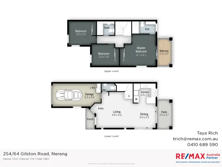 Floorplan of Homely townhouse listing, 254/64 Gilston Rd, Nerang QLD 4211