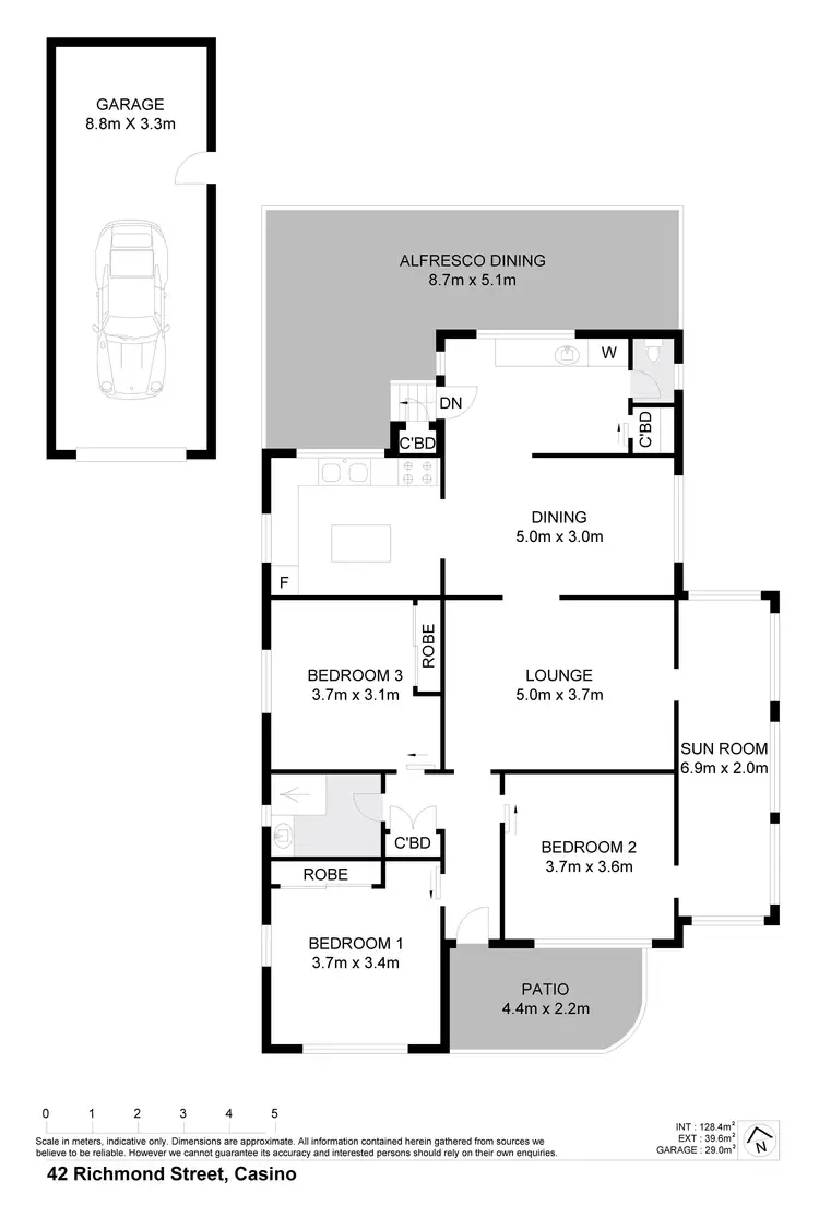 Floorplan of Homely house listing, 42 Richmond Street, Casino NSW 2470