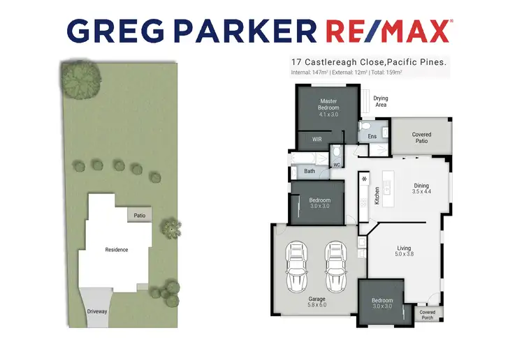 Floorplan of Homely house listing, 17 Castlereagh Close, Pacific Pines QLD 4211