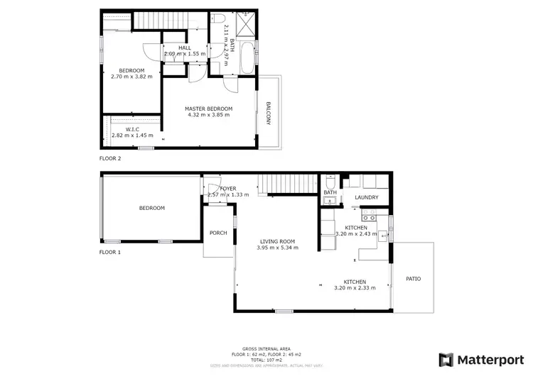 Floorplan of Homely townhouse listing, 42/30 Gemvale Rd, Reedy Creek QLD 4227