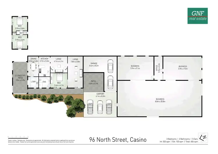 Floorplan of Homely house listing, 96 North Street, Casino NSW 2470