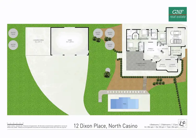 Floorplan of Homely house listing, 12 Dixon Place, North Casino NSW 2470