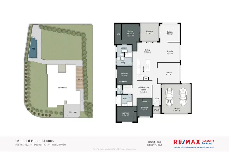 Floorplan of Homely house listing, 1 Bellbird Place, Gilston QLD 4211