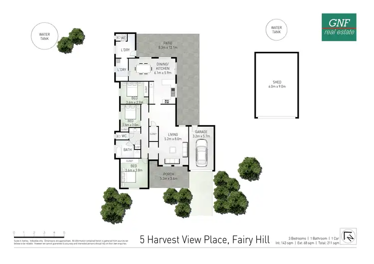 Floorplan of Homely house listing, 5 Harvest View, Fairy Hill NSW 2470