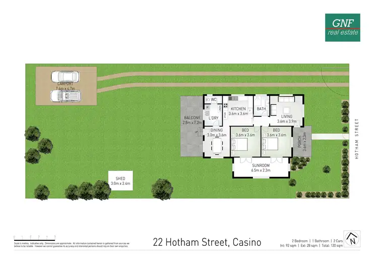 Floorplan of Homely house listing, 22 Hotham Street, Casino NSW 2470