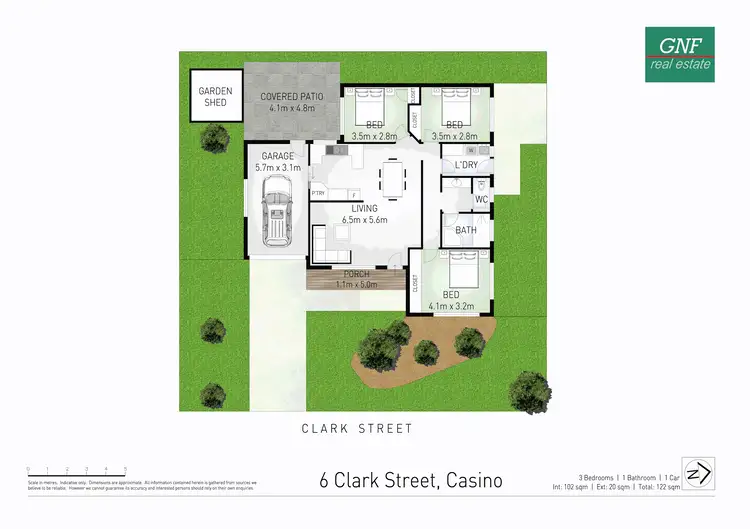 Floorplan of Homely house listing, 6 Clark Street, Casino NSW 2470