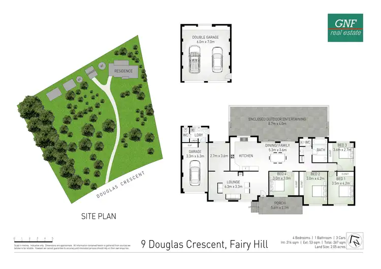 Floorplan of Homely house listing, 9 Douglas Crescent, Fairy Hill NSW 2470