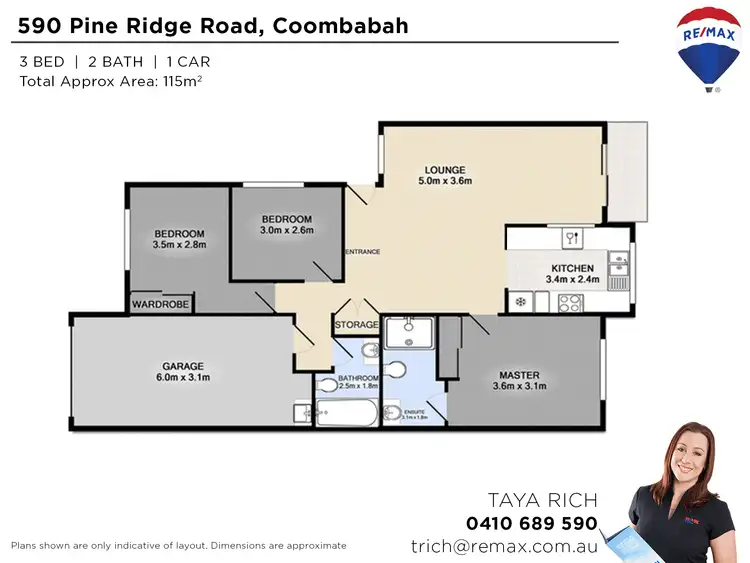 Floorplan of Homely semi-detached listing, 160/590 Pine Ridge Road, Coombabah QLD 4216
