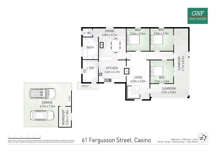 Floorplan of Homely house listing, 61 Fergusson Street, Casino NSW 2470