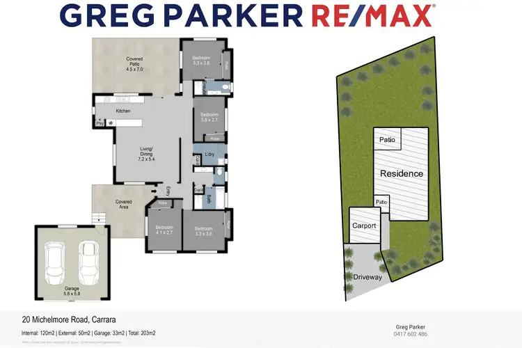 Floorplan of Homely house listing, 20 Michelmore Road, Carrara QLD 4211