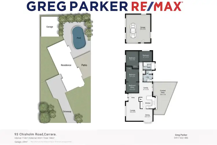 Floorplan of Homely house listing, 93 Chisholm Road, Carrara QLD 4211