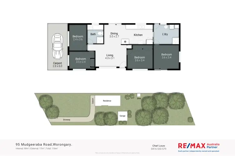 Floorplan of Homely house listing, 95 Mudgeeraba Rd, Mudgeeraba QLD 4213