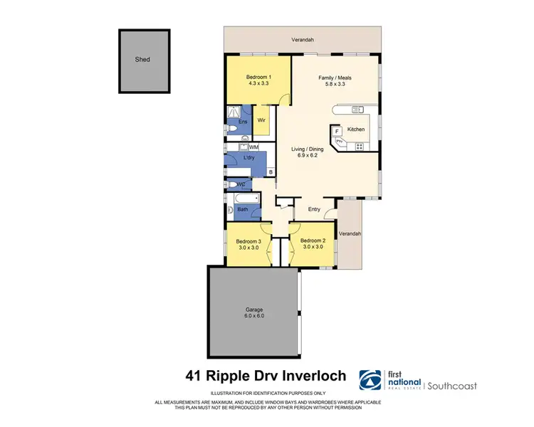 Floorplan of Homely house listing, 41 Ripple Drive, Inverloch VIC 3996