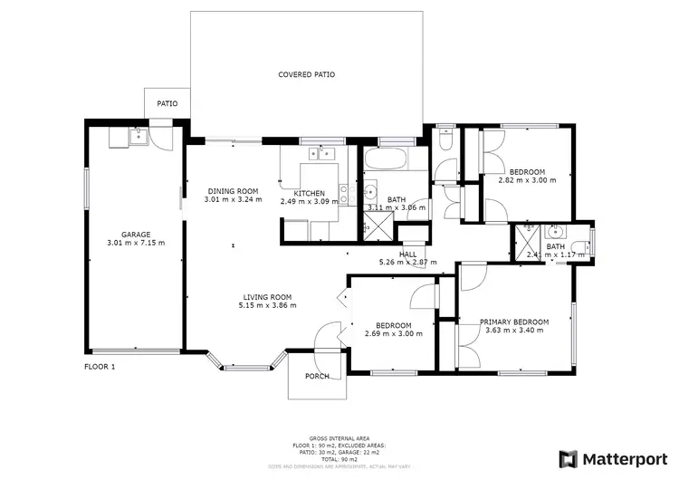 Floorplan of Homely house listing, 58 Ziedan Drive, Mudgeeraba QLD 4213