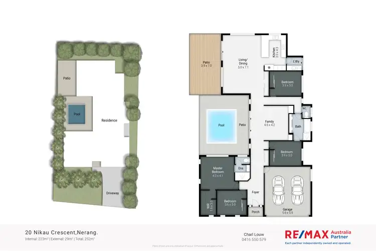 Floorplan of Homely house listing, 20 Nikau Crescent, Nerang QLD 4211