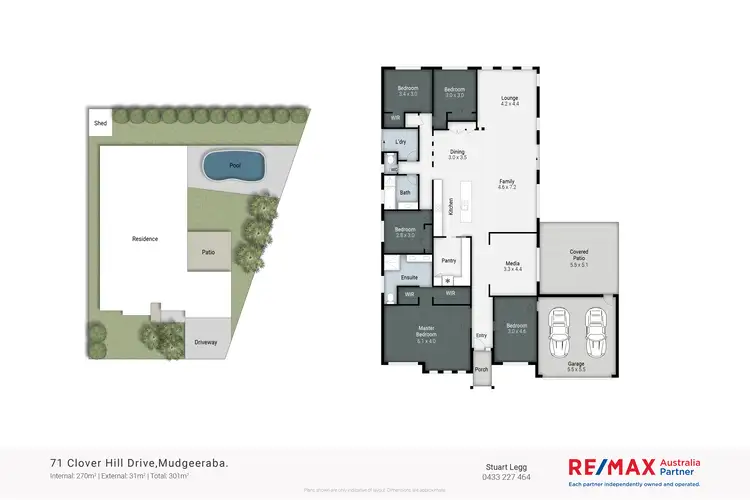 Floorplan of Homely house listing, 71 Clover Hill Drive, Mudgeeraba QLD 4213