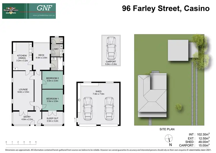 Floorplan of Homely house listing, 96 Farley Street, Casino NSW 2470