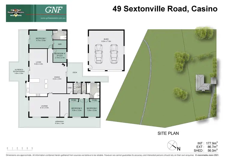 Floorplan of Homely house listing, 49 Sextonville Road, Casino NSW 2470