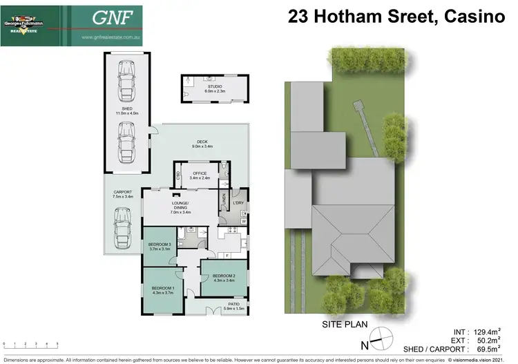Floorplan of Homely house listing, 23 Hotham Street, Casino NSW 2470