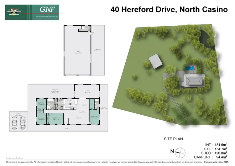 Floorplan of Homely house listing, 40 Hereford Drive, North Casino NSW 2470