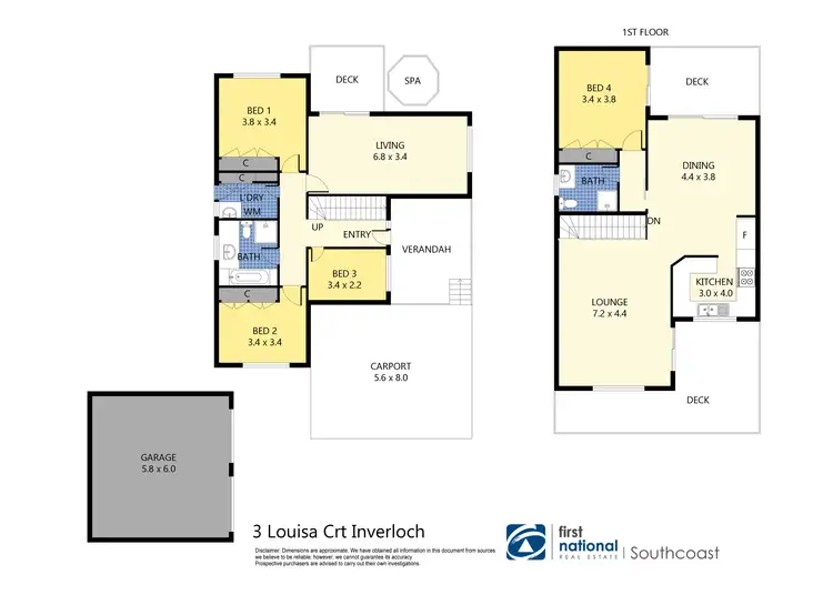 Floorplan of Homely house listing, 3 Louisa Court, Inverloch VIC 3996