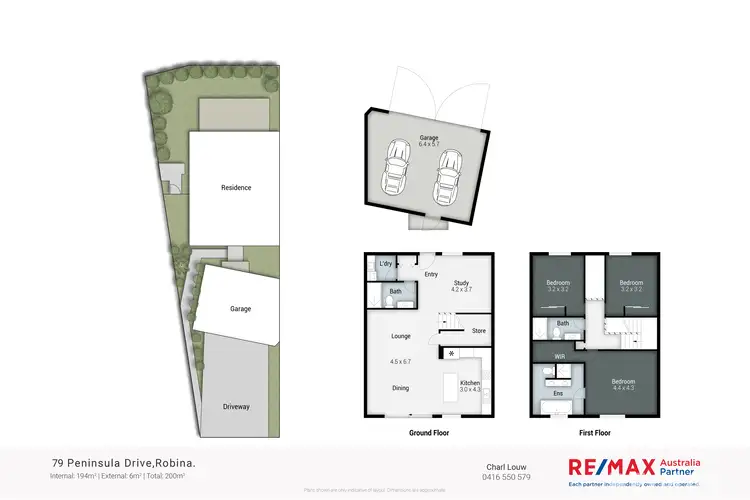 Floorplan of Homely villa listing, 79 Peninsula Drive, Robina QLD 4226