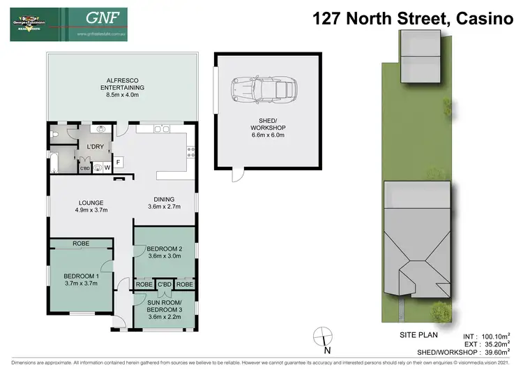 Floorplan of Homely house listing, 127 North Street, Casino NSW 2470