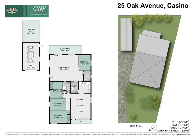 Floorplan of Homely house listing, 25 Oak Avenue, Casino NSW 2470