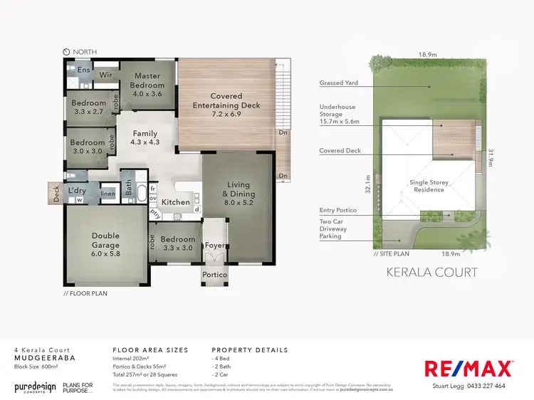 Floorplan of Homely house listing, 4 Kerala Court, Mudgeeraba QLD 4213
