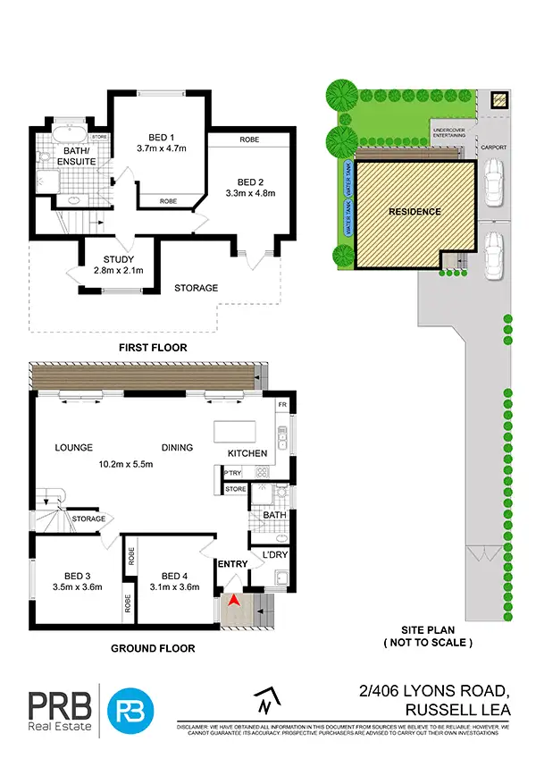 Floorplan of Homely house listing, 2/406 Lyons Road, Russell Lea NSW 2046