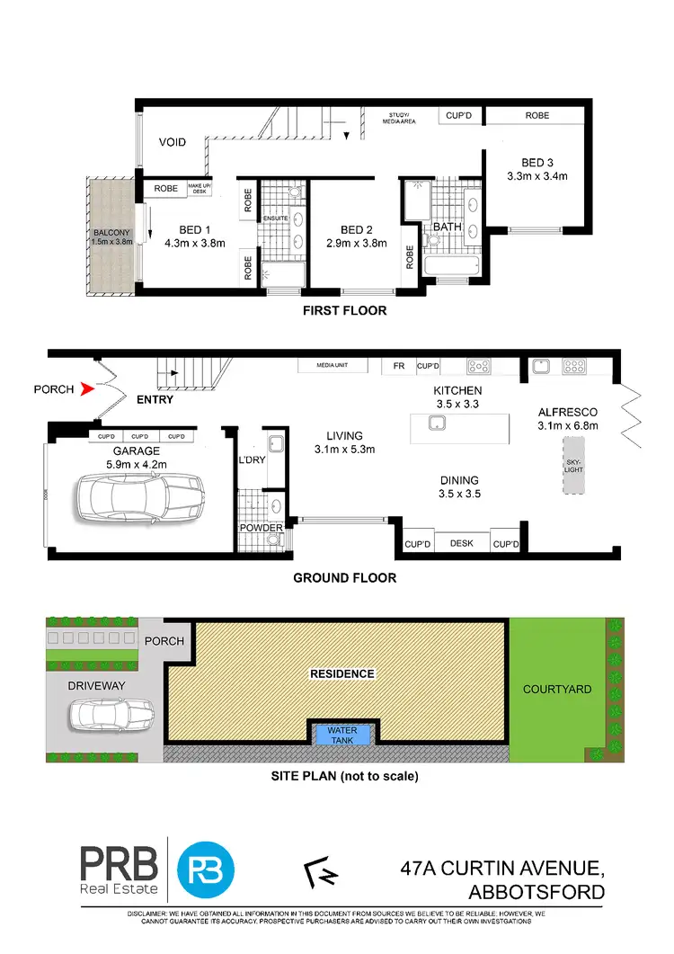 Floorplan of Homely house listing, 47A Curtin Avenue, Abbotsford NSW 2046