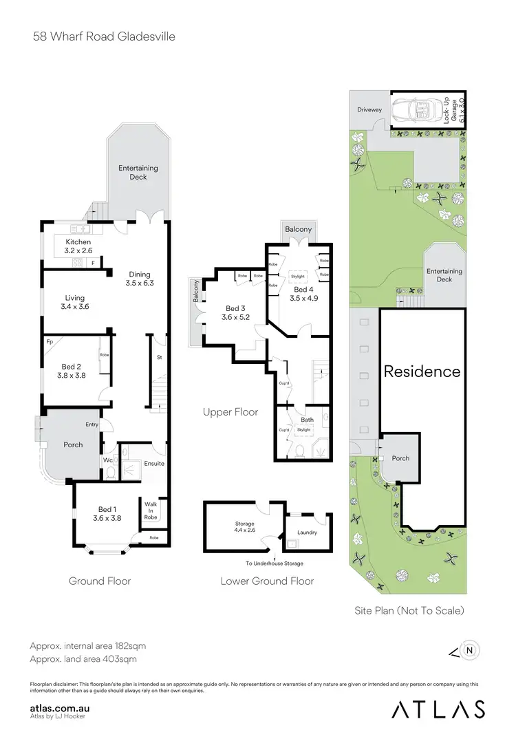 Floorplan of Homely house listing, 58 Wharf Road, Gladesville NSW 2111
