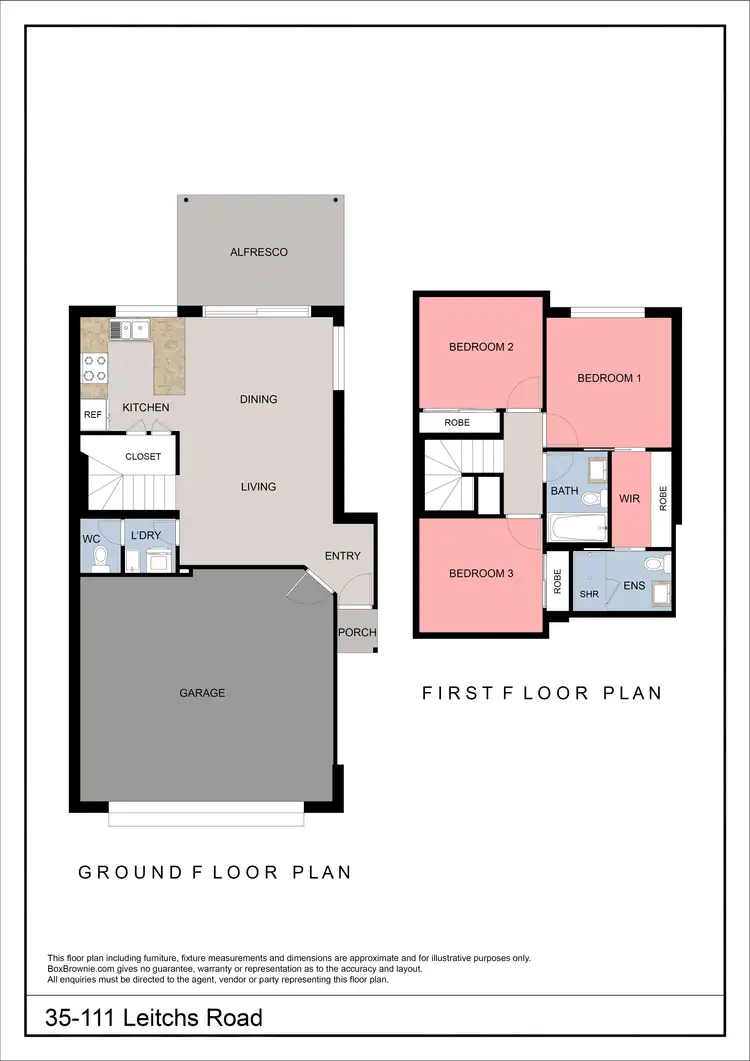 Floorplan of Homely unit listing, Unit 35/111 Leitchs Road, Albany Creek QLD 4035