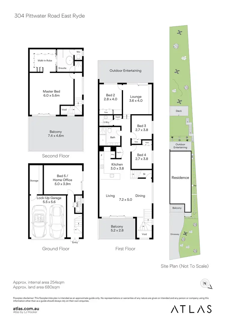 Floorplan of Homely house listing, 304 Pittwater Road, East Ryde NSW 2113