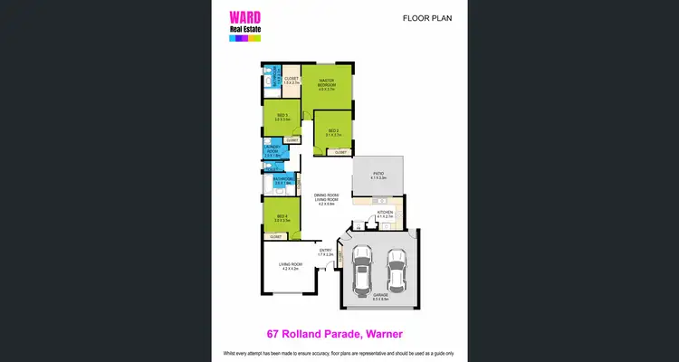 Floorplan of Homely house listing, 67 Rolland Parade, Warner QLD 4500