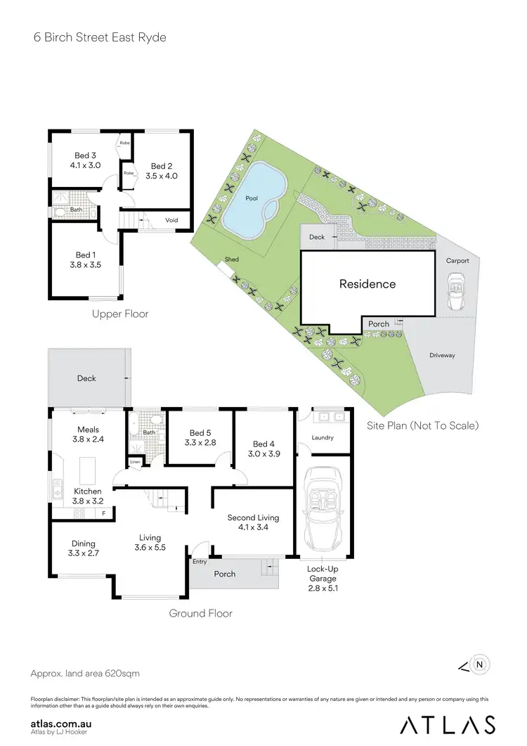 Floorplan of Homely house listing, 6 Birch Street, East Ryde NSW 2113
