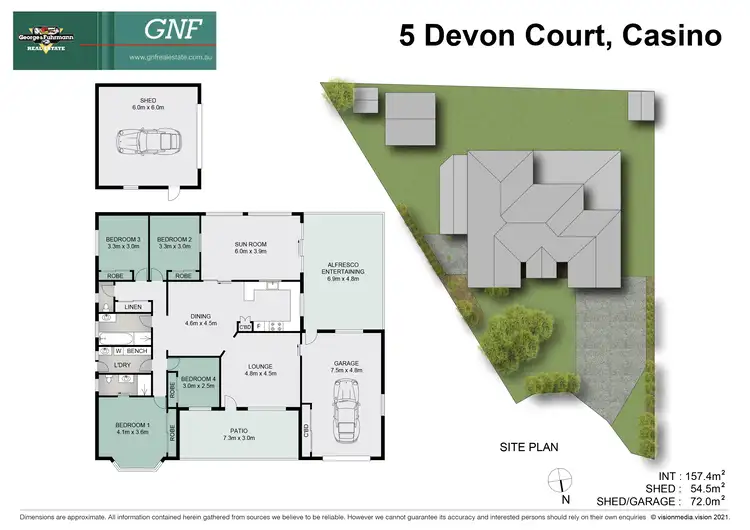 Floorplan of Homely house listing, 5 Devon Court, Casino NSW 2470