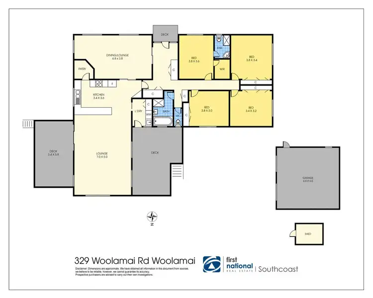 Floorplan of Homely house listing, 329 Woolamai Road, Woolamai VIC 3995