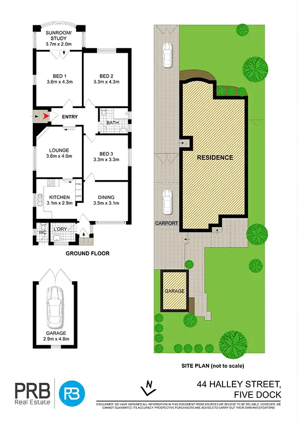 Floorplan of Homely house listing, 44 Halley Street, Five Dock NSW 2046
