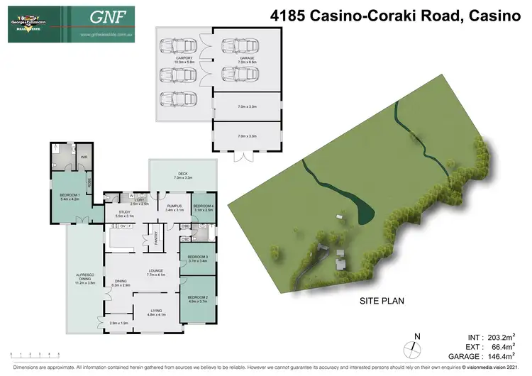 Floorplan of Homely house listing, 4185 Casino Coraki Road, Casino NSW 2470