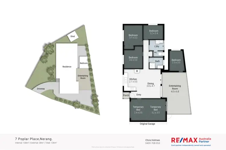 Floorplan of Homely house listing, 7 Poplar Place, Nerang QLD 4211